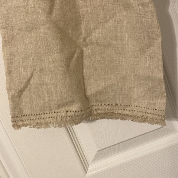 Vintage Linen Crop Pants - Picture 2 of 2
